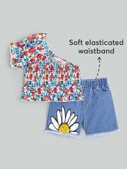 Hopscotch - 2-Pc Garden Floral Shorts Set
