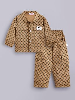 Hopscotch - 2-Pc All-Over Print Shirt & Pants