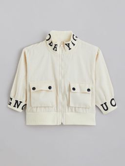 Hopscotch - Typographic Bomber Jacket