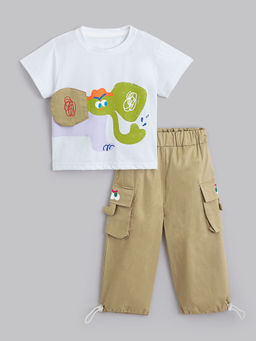 Hopscotch - 2-Pc Graphic T-shirt & Pants