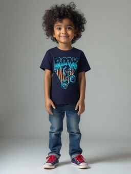 Hopscotch - Pure Cotton Typographic T-shirt