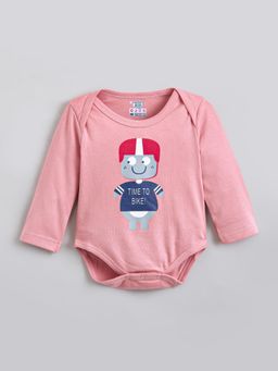 Hopscotch - Graphic Cotton Full-Sleeve Onesie