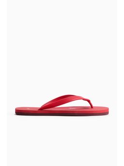 H&M - Men Red Rubber Flip Flops
