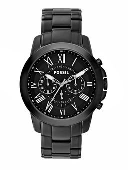 Fossil - Grant Black Strap Casual Watch Fs4832