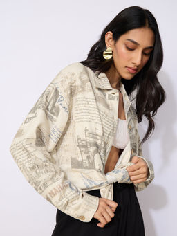 The Souled Store - Monuments Women Boyfriend Shirt