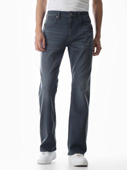 Jack & Jones - Men Grey Bootcut Fit Jeans