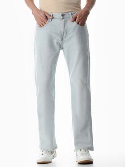 Jack & Jones - Men Blue Bootcut Fit Jeans