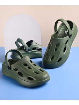 Zoom Shoes - FLTM07 Mens Clogs - Olive