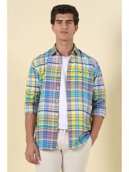 Allen Solly - Men Multi Slim Fit Check Full Sleeves Casual Shirt