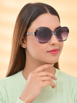 ROYAL SON - Butterfly UV Protection Women Sunglasses Purple Lens - CHIWM00117-C3