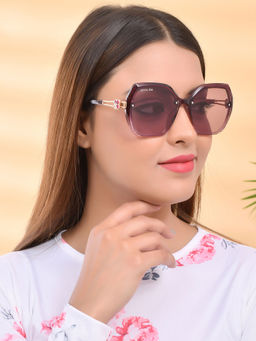 ROYAL SON - Butterfly UV Protection Women Sunglasses Purple Lens -CHIWM00115-C5-R1