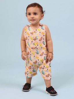 Mama & Peaches - Vibrant Lemons Double Layer Muslin Romper