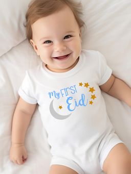 The Little Tales - Blue My First Eid Romper