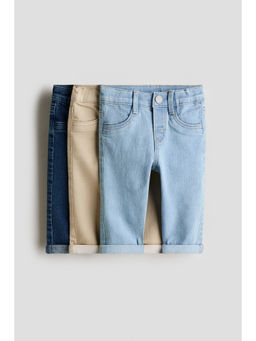 H&M - Kids Multi-Color 3-Pack Comfort Stretch Skinny Fit Jeans