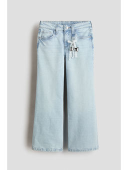 H&M - Girls Blue Baggy Fit Bootcut Leg Jeans