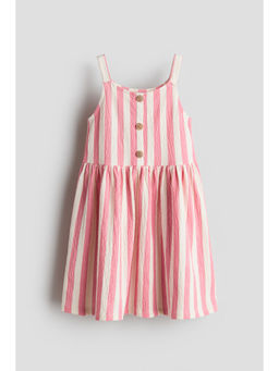 H&M - Girls Pink Cotton Dress