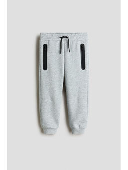 H&M - Boys Grey Brushed-Inside Joggers