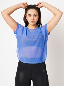 BODD ACTIVE - Vista Blue All Mesh T-Shirt