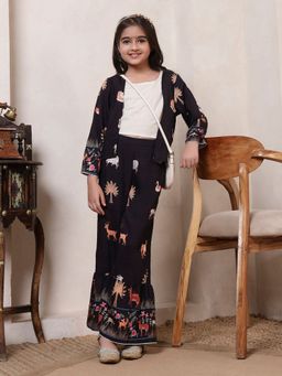 Bugandbees - Nylon Viscose Top Shrug and Pant