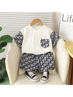 Googo Gaaga - Kids Boys Printed Half Sleeve T-Shirt and Shorts