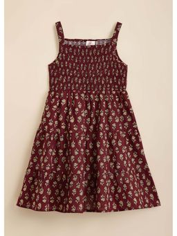 Hopscotch - Pure Cotton Floral Casual Dress