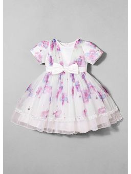 Hopscotch - Bow Applique Party Dress