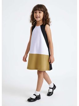 Hopscotch - Colour Block A-Line Dress