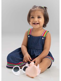 Hopscotch - Strappy Denim Dress