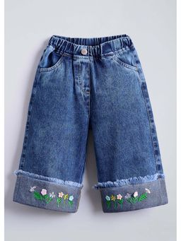 Hopscotch - Solid Cotton Denim Jeans