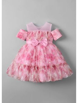 Hopscotch - Bow Applique Dress