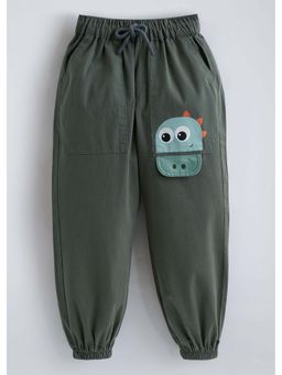 Hopscotch - Dino Applique Cotton Joggers
