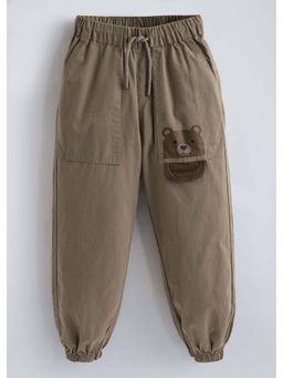 Hopscotch - Teddy Applique Cotton Joggers