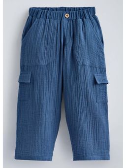 Hopscotch - Straight Cargo Pant - Blue
