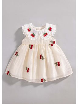 Hopscotch - Cherry Embroidery Lacing Dress
