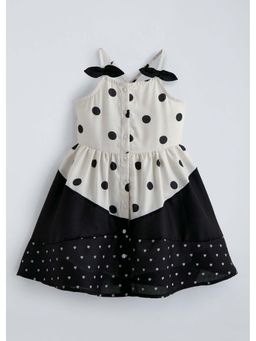 Hopscotch - Polka Dot Bow Applique Dress