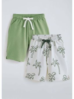 Hopscotch - Textured Palm Shorts (Pack of 2)