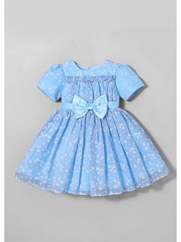 Hopscotch - Bow Applique Butterfly Dress