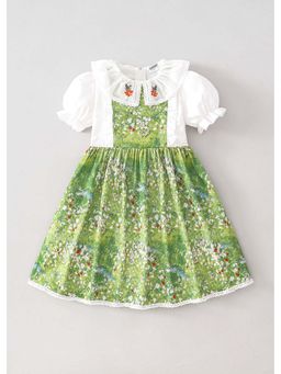 Hopscotch - Floral Embroidery Lace Dress
