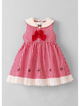 Hopscotch - Strawberry Embroidery Dress