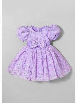 Hopscotch - Bow Applique Party Dress