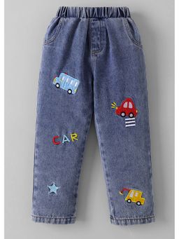 Hopscotch - Vehicle Embroidery Denim Jeans