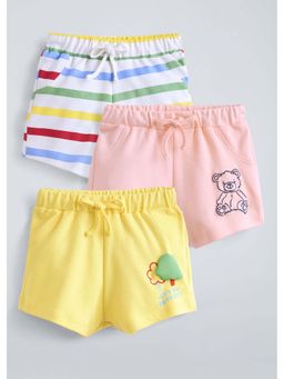 Hopscotch - Applique Cotton Shorts (Pack of 3)