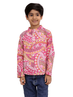 TWISHA - Woven Cotton All Over Printed Shirt