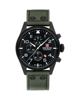 Swiss Military Hanowa - SMWGC0000430 - Thunderbolt Chrono Swiss Made Black Watch for Men (Medium)
