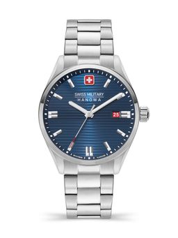 Swiss Military Hanowa - SMWGH2200102 - Roadrunner Swiss Made Blue Watch for Men (Medium)