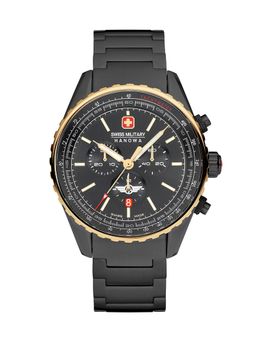 Swiss Military Hanowa - SMWGI0000341 - Afterburn Chrono Swiss Made Grey Watch for Men (Medium)