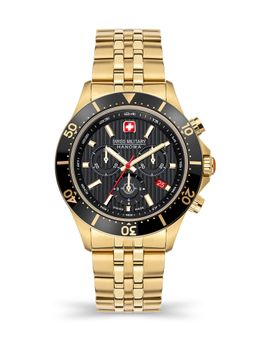 Swiss Military Hanowa - SMWGI2100710 - Flagship X Chrono Swiss Made Black Watch for Men (Medium)