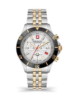 Swiss Military Hanowa - SMWGI2100760 - Flagship X Chrono Swiss Made Silver Watch for Men (Medium)