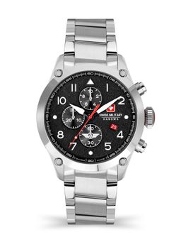 Swiss Military Hanowa - SMWGI2101501 - Nightflighter Swiss Made Black Watch for Men (Medium)