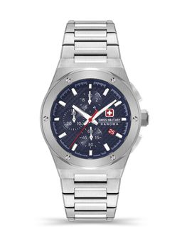 Swiss Military Hanowa - SMWGI2101702 - Sidewinder Chrono Swiss Made Blue Watch for Men (Medium)